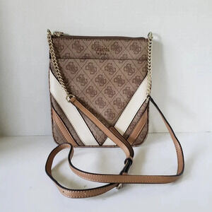 Guess Slater  Brown Mini Womans Crossbody Bag.